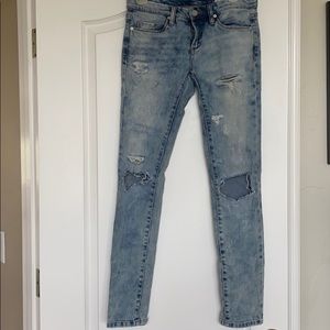 Blank NYC distressed jeans.  Excellent condition